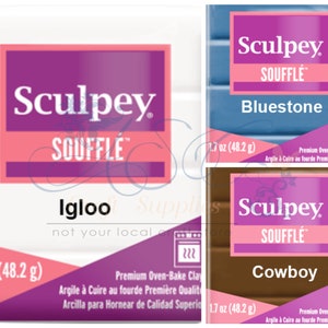 Polyform SOUFFLE™ Sculpey® 1.7oz Oven-Bake Clay 1.7oz Polymer Oven-Bake Clay 1.7oz Polymer Clay Sculpting Clay Oven-Bake Clay image 5