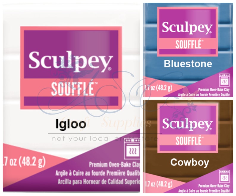 Polyform SOUFFLE™ Sculpey® 1.7oz Oven-Bake Clay 1.7oz Polymer Oven-Bake Clay 1.7oz Polymer Clay Sculpting Clay Oven-Bake Clay image 5