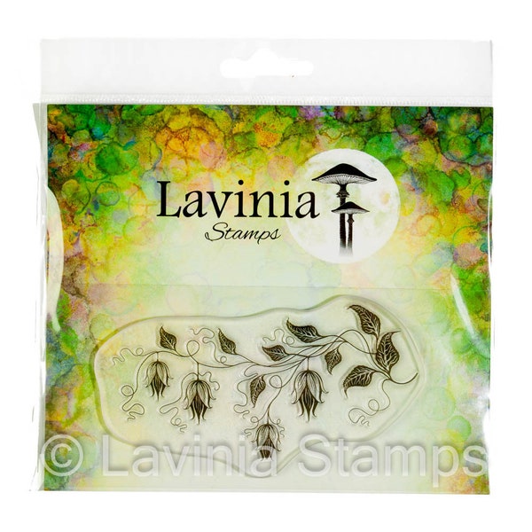 Lavinia Stamps Bell Flower Vine - Flower Vine Stamp - Clear Cling Stamp - Flower Stamp - Lavinia Stamp - Fairy Background  - 12-606