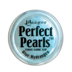 Ranger Perfect Pearls Pigment Powder - Ranger Perfect Pearl - Pearlescent Pigment Powder - Perfect Pearls - Pigment Powder Blue Hydrangea