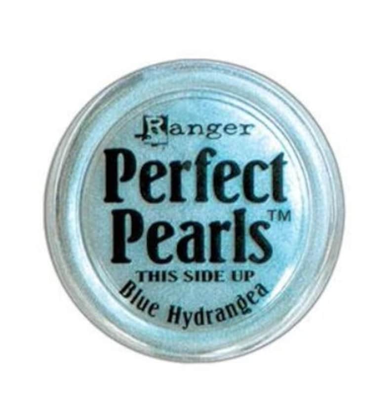 Ranger Perfect Pearls Pigment Powder - Ranger Perfect Pearl - Pearlescent Pigment Powder - Perfect Pearls - Pigment Powder Blue Hydrangea