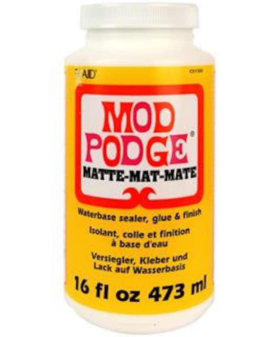 Mod Podge 16oz Mod Podge Matte Mod Podge Gloss Mod Podge Waterbase Sealer  Waterbase Glue Waterbase Finish 