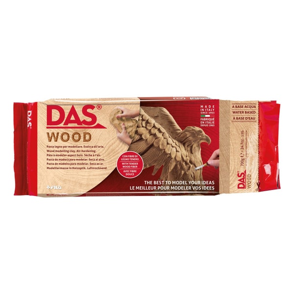 Das Air Hardening Clay Wood 1.5lb - Air Dry Clay - Versatile Clay - Durable Clay - Soft Clay - Clay - Stainable Clay - Model Clay - 43-062