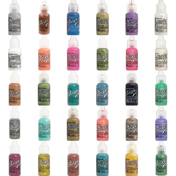 Ranger Stickles Glitter Glue - Stickles Glue - Ranger Glitter Glue - Stickles Glitter - Sparkly Stickles Glitter - Dimensional Glitter Glue