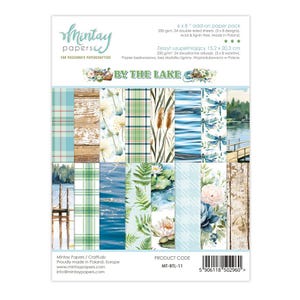 Mintay 6x8 By the Lake Cardstock - Double Sided Paper - 6x8 Cardstock - Card Stock Paper - By the Lake Collection - 27-464