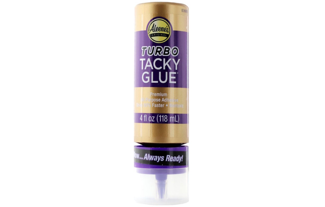 Aleene's Original Tacky Glue 4 fl oz, Premium All-Purpose Adhesive, White,  Dries Clear 