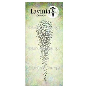 Lavinia Stamps Leaf Bouquet - Lavinia Stamp - Clear Cling Stamp - Christmas Leaf Cling Stamp - Holiday Fairy Scene - 12-762