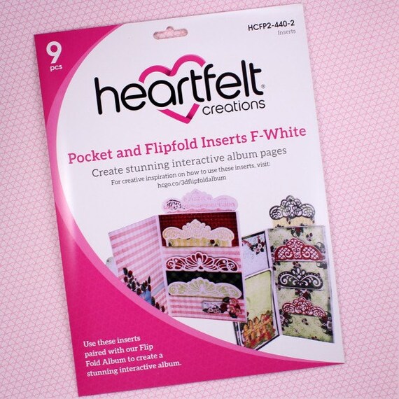 Heartfelt creations bolsillo y Insertos flipfold-e-Negro