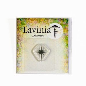 Lavinia Stamps North Star Mini - North Star Miniature Stamp - Clear Cling Stamp - Cling Stamp - Star Stamp Set - Fairy Background - 12-594*