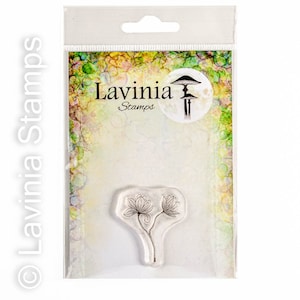 Lavinia Stamps Small Lily Flourish - Plant Stamp - Clear Cling Stamp - Floral Cling Stamp - Lavinia foliage - Flower Stamp - 12-651