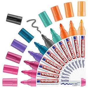 4500 Textile Markers - Textile Marker - Water-based Marker - Quick-Drying Marker - Marker For Textiles - Fabric Marker - Violet Marker