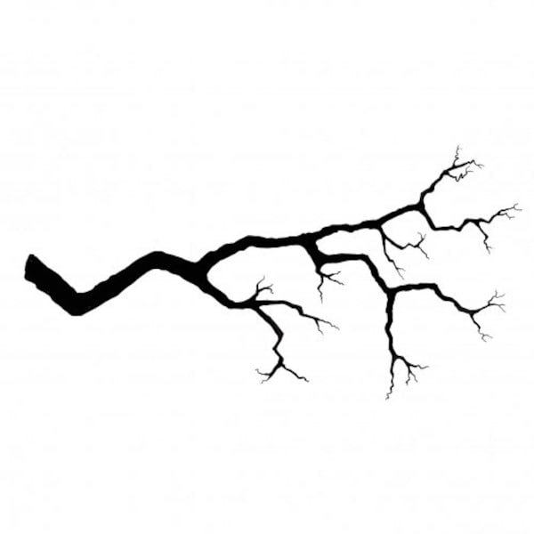 Lavinia Tree Branch Stamp - Tree Branch Cling Stamp - Silhouette Stamp - Tree Silhouette - Branch Silhouette Cling Stamp - 12-343