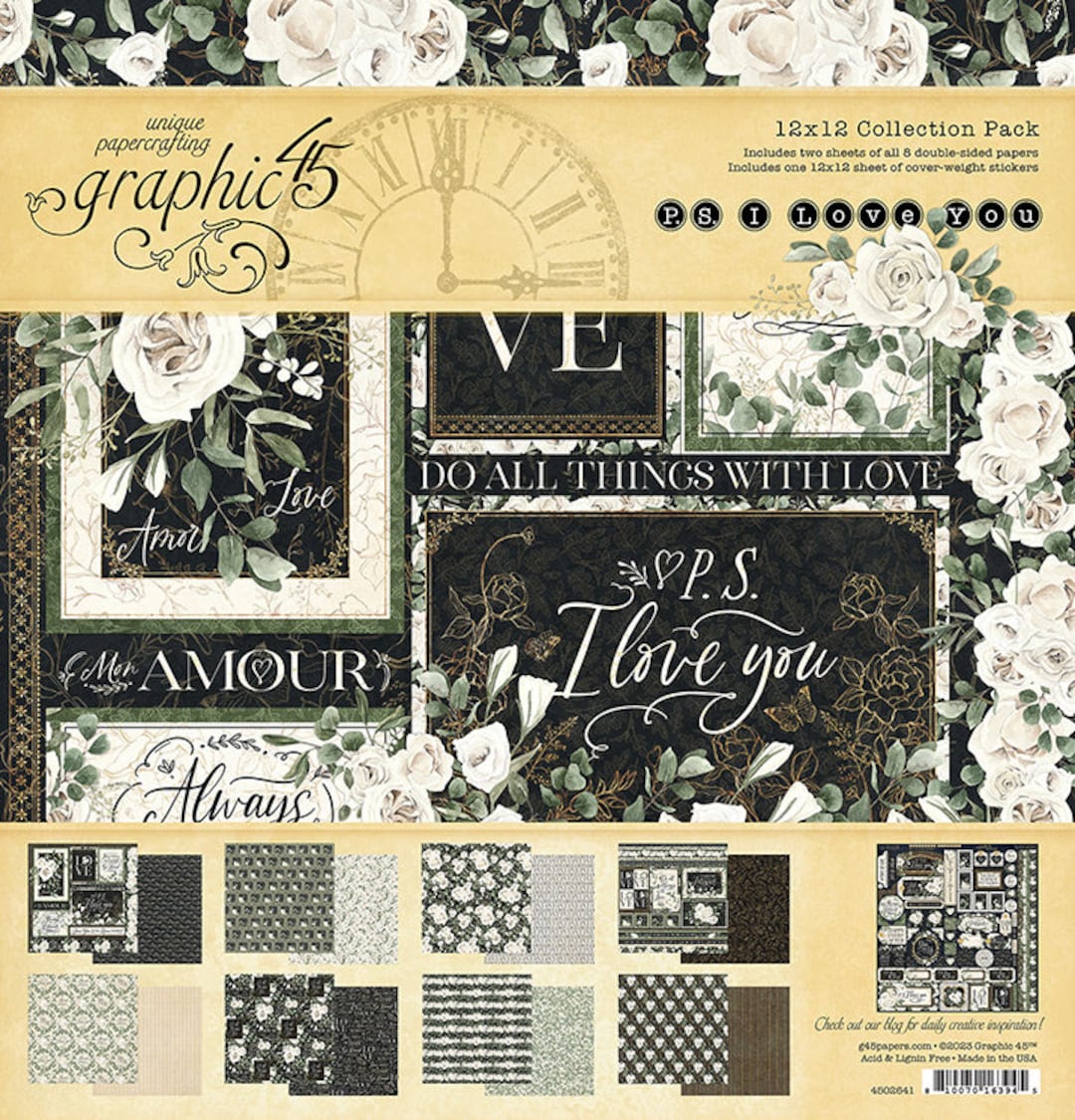 P.S. I Love You Double-Sided Cardstock 12X12-Happy Ever After