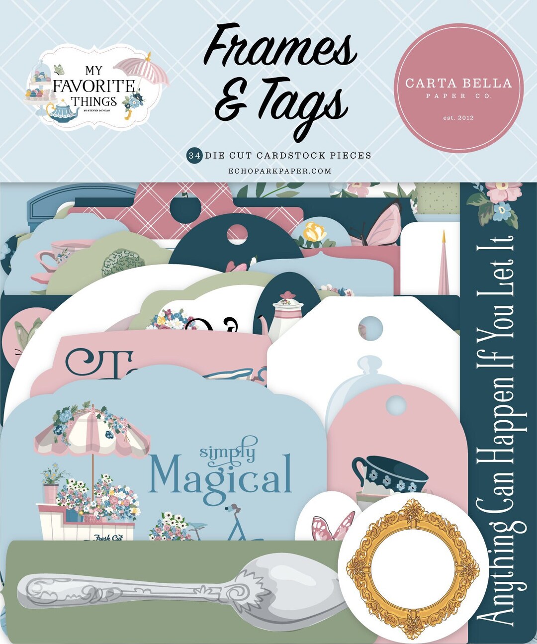 Carta Bella My Favorite Things Frames and Tags - Frames and Tags - My ...
