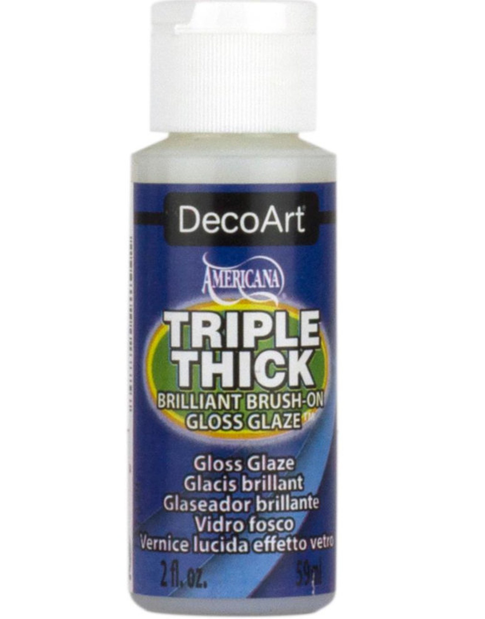 2oz Triple Thick Gloss Glaze DecoArt High Gloss Glaze Etsy
