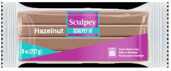 Sculpey III Polymer oven baked Clay 2oz-Hazelnut soft and pliable