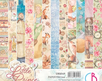 Ciao Bella 6x6 Little Prince Paper Pad -  Ciao Bella Paper - Double-Sided Paper - Little Prince Collection - 6x6 - LAST CHANCE - 28-275