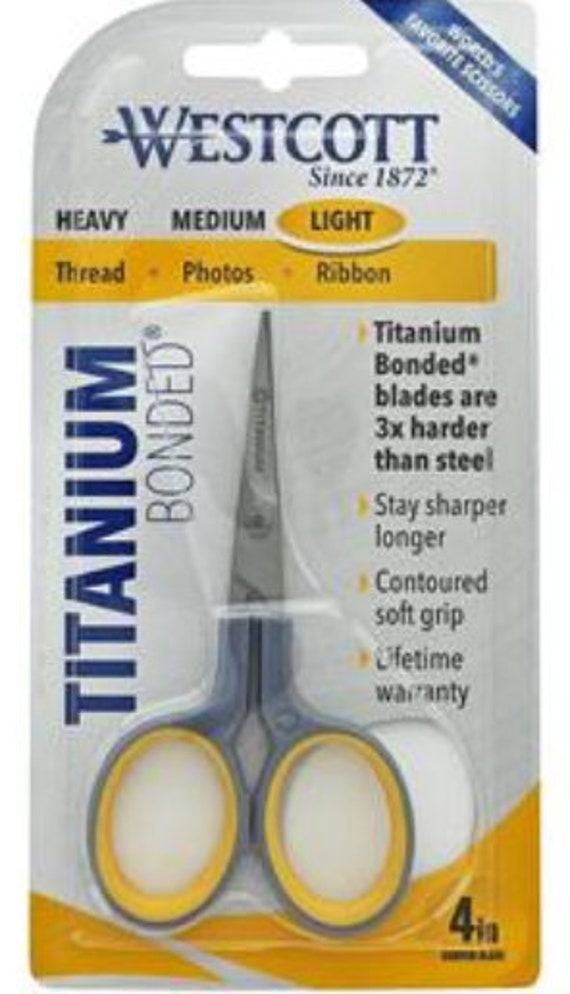 Westcott Titanium Bonded Scissors, Non Stick, 8 Inch Straight Handle