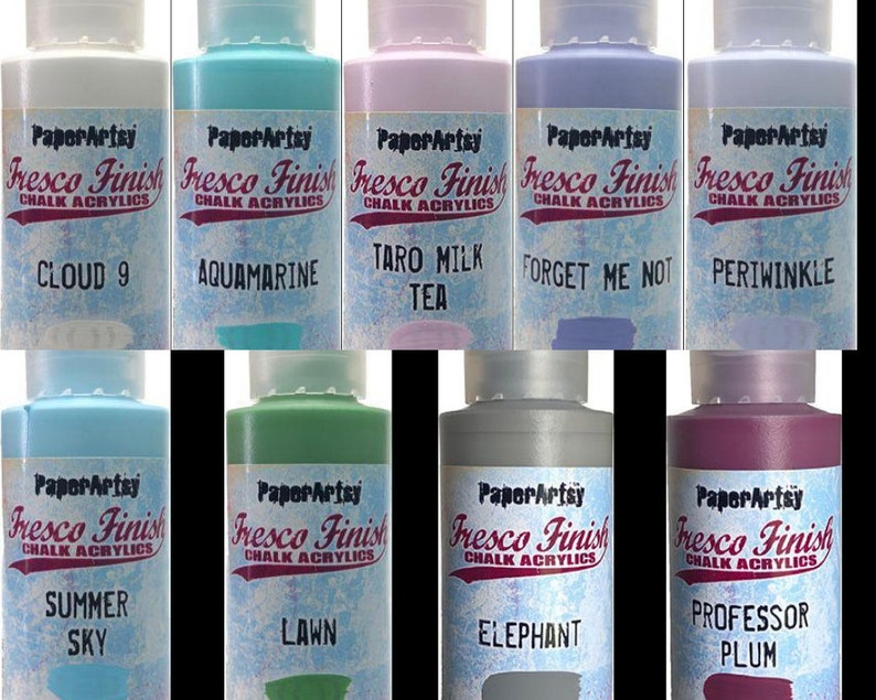 OPAQUE 1 Fresco Finish Acrylic Paint Fresco Finish Chalk Etsy