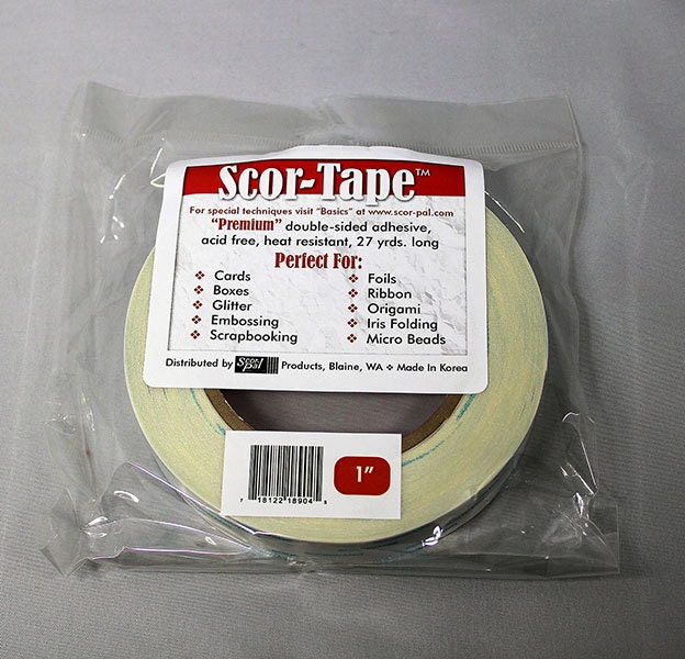 Scor-tape 1/8 Double Sided Adhesive Scor Tape Acid Free Double