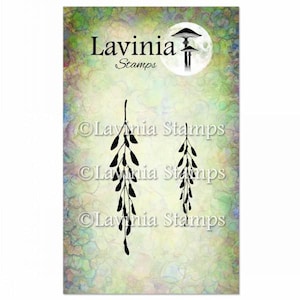 Lavinia Moon Laurel Stamp - Moon Laurel Clear Cling Stamp - Lavinia Clear Stamp - Hanging Foliage - Foliage Silhouette - 12-898