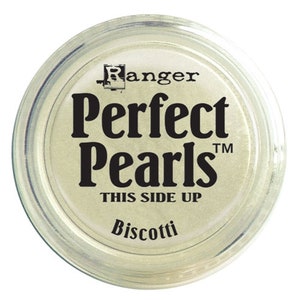 Ranger Perfect Pearls Pigment Powder - Ranger Perfect Pearl - Pearlescent Pigment Powder - Perfect Pearls - Pigment Powder Biscotti