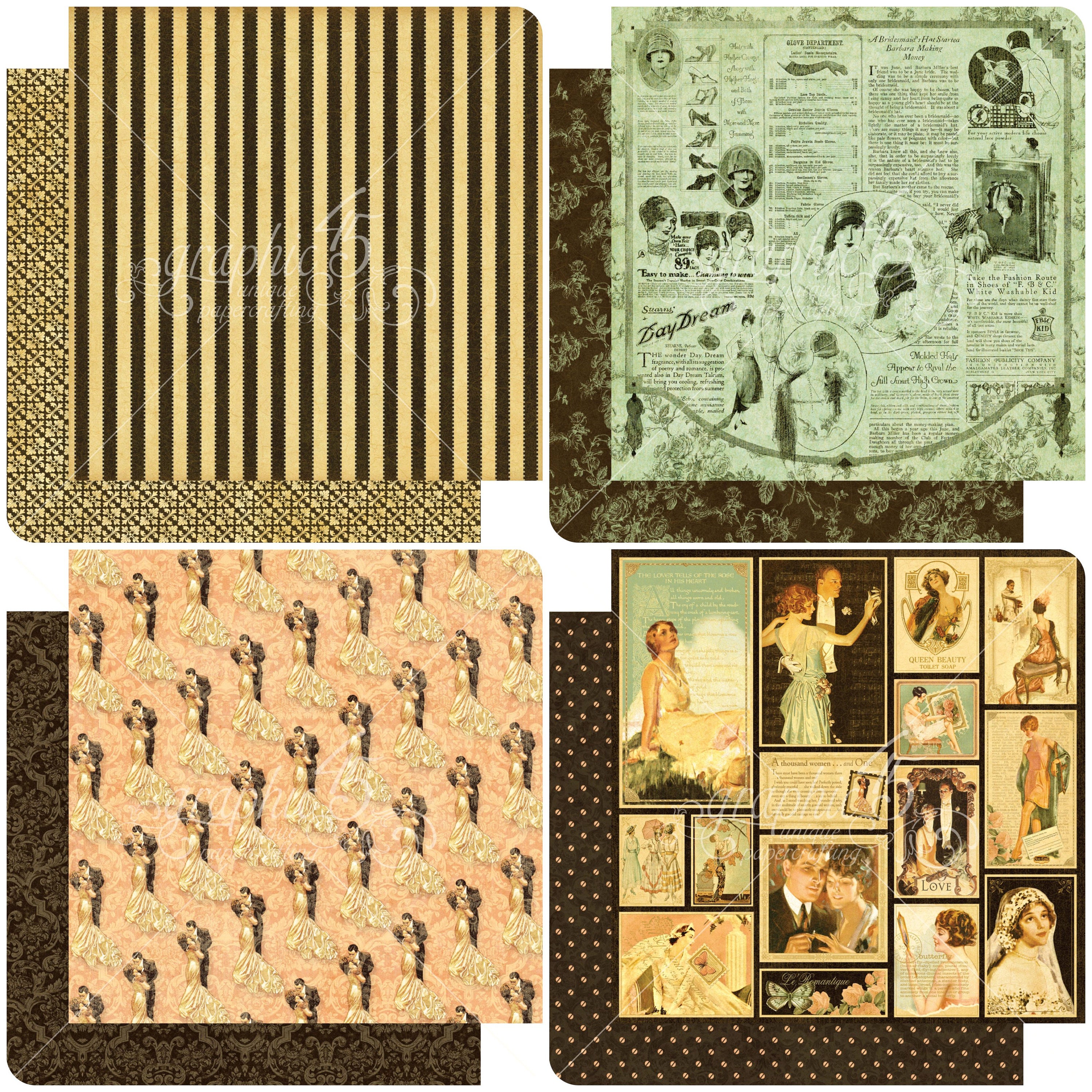 Graphic 45 Deluxe Collector's Edition Pack 12x12 Le Romantique