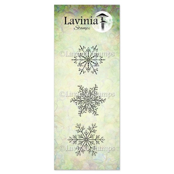 Lavinia Stamps Snowflakes Large Lavinia Stamp Clear Cling Stamp Fairy  Snowflake Stamp Holiday Snowflakes 12-760 