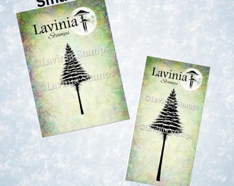 Lavinia Snowy Fir Tree Small Stamp - Small Snowy Tree Clear Cling Stamps - Lavinia Clear Cling Stamp - Clear Cling Stamp