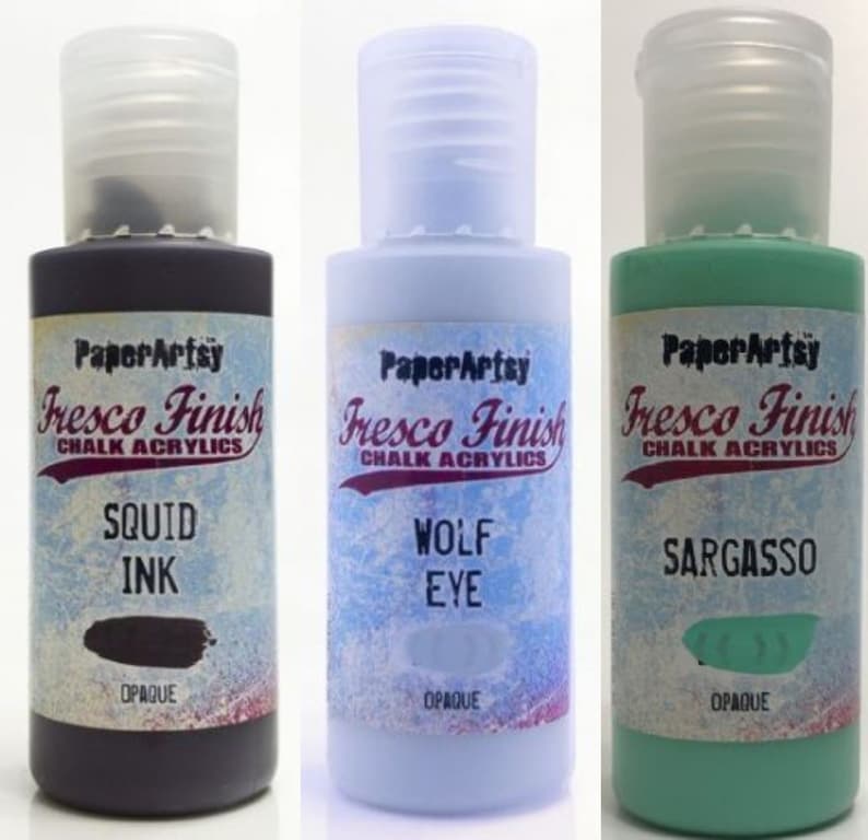 OPAQUE 2 Fresco Finish Acrylic Paint Fresco Finish Chalk Etsy