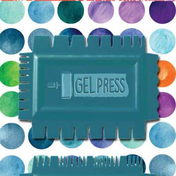 GEL Press Texture Combs - Texture Combs - Texture Combs - GEL Press Printing Plate - Gelli Printing Plate - Gelli Texture Combs - 22-007