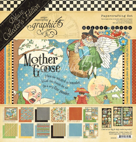 Mother Goose DCE Deluxe Collector's Edition Graphic45 Paper Mother