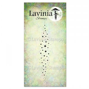Lavinia Stamps Burst of Stars - Lavinia Stamp - Clear Cling Stamp - Star Cling Stamp - Burst of Stars Stamp Set - Fairy Scene - 12-747