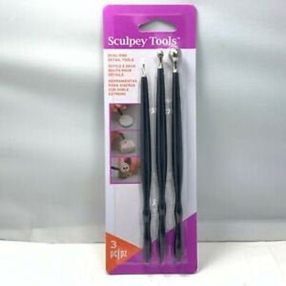 Sculpey Dual-End Detail Tools - Stylus Tool - Clay Shaping Tool - Clay  Stylus Tool - Polymer Clay Stylus Tool - Sculpey - 15-027