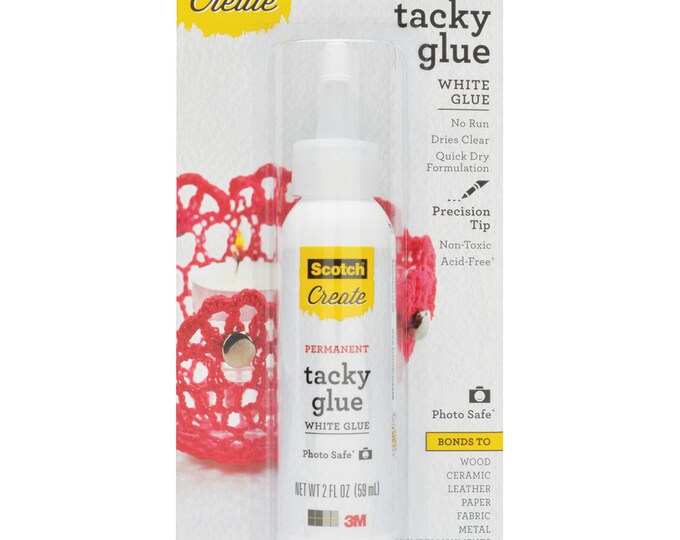 Scotch® Quick Dry Tacky Adhesive 2 Oz Quick Dry Adhesive Etsy