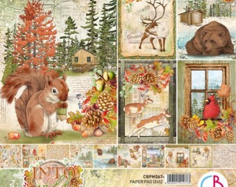 Ciao Bella A4 Farmhouse Garden Creative Pad - Ciao Bella - A4 Cardstock