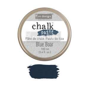 Prima Chalk Paste Blue Boar - Chalk Paste - Stencil Paste - Redesign Chalk Paste - Chalk Finish Paste - Furniture Chalk Paste - 37-039