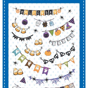May include: A set of 2 sheets of 5x7 inch Halloween themed rub-on transfers. The image shows a variety of Halloween themed banners, including ghosts, pumpkins, candy corn, bats, spiders, and skulls. The text "WHIMSY STAMPS®" and "PAPER CRAFTS STORE" is at the top of the image. The text "5X7 RUB ON SET OF 2 SHEETS" and "WHIMSYSTAMPS.COM" is at the bottom of the image.