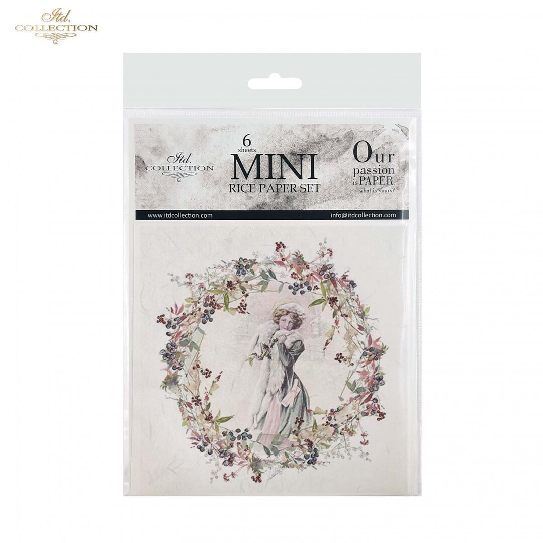 ITD Collection MINI Vintage Women Rice Paper Set - Vintage Rice Paper ...