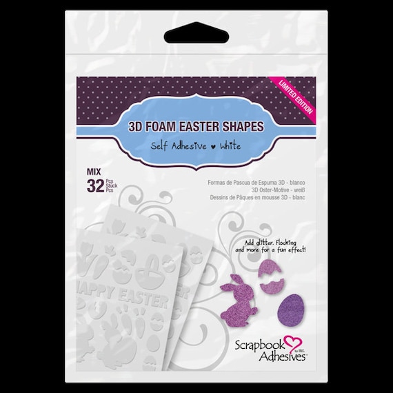 Scrapbook adhesives double sided adhesive 3D Foam Circles White Mix