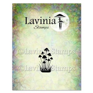 Lavinia Mushies Stamp - Mushies Clear Cling Stamps - Lavinia Clear Cling Stamp - Clear Cling Stamp - Mushroom Stamp - 12-872
