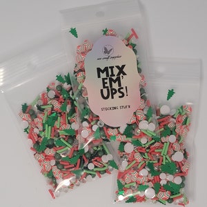 Mix Em&#39; Up Shaker Mixes - Stocking Stuf&#39;r - Sequin Mixes - Confetti Mix - Card Embellishments - Shaker Bits - Shaker Mix - 6-009