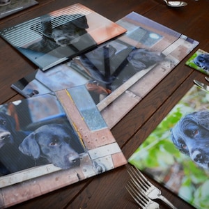 Acrylic, Perspex, Photo Coasters & Placemats -New Home, Pets, Nature, Animal Lover, Wedding, Christmas, Anniversary Personalised Photo Gift.