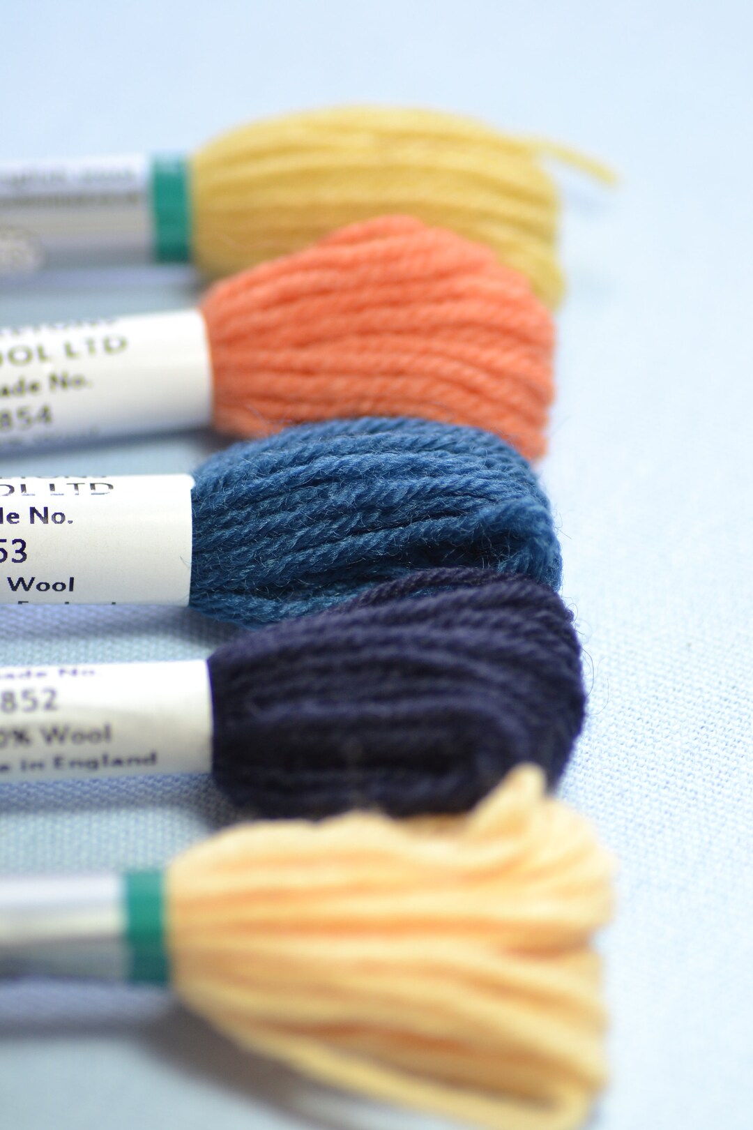 Appleton Shade Color Chart 850 Odd Shades Range Appletons Wool Crewel & Tapestry - Etsy UK