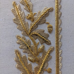 Napoleonic Coat Goldwork Sampler Kit