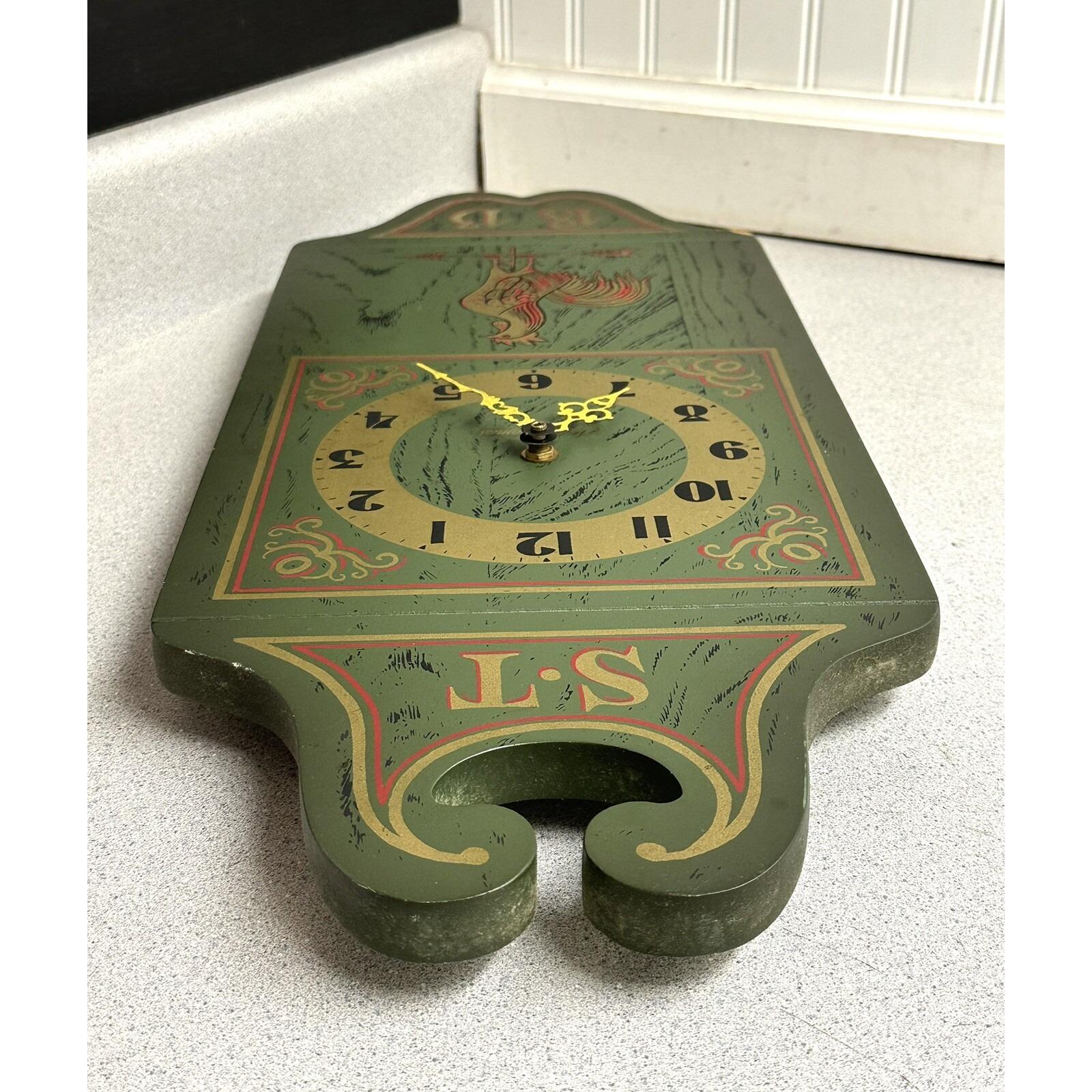 VINTAGE 'lady Seth' SETH THOMAS Cornwall Wall Clock W Rooster Art - Etsy