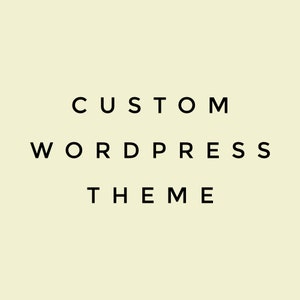 Servizio di personalizzazione del tema WordPress