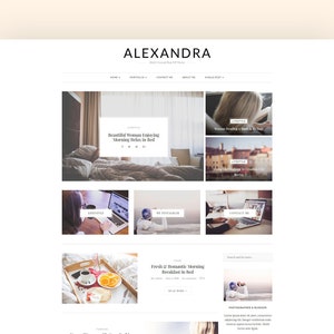 Alexandra WordPress Theme Responsive Blog Theme, Blog Template WordPress, Ecommerce Website , Blogger Template Responsive image 5