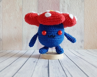 Pokemon Amigurumi Giflor crochet Plush Vileplume Amigurumi gehäkelt home decor Dekoration collectables