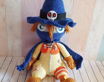 Digimon Amigurumi Wizardmon Plush crochet Digimon Plush home Decor Giftidea